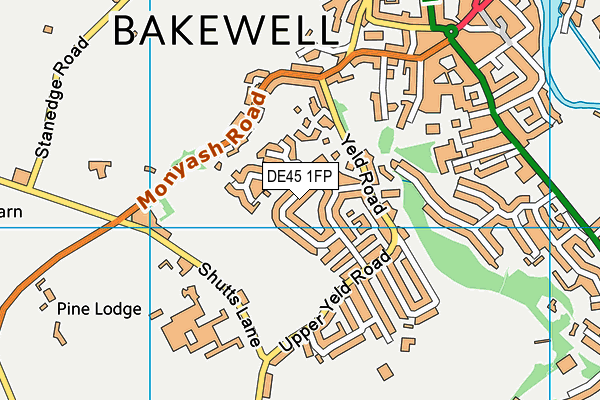 Map of SIMPSON ELECTRICAL (BAKEWELL) LIMITED at district scale