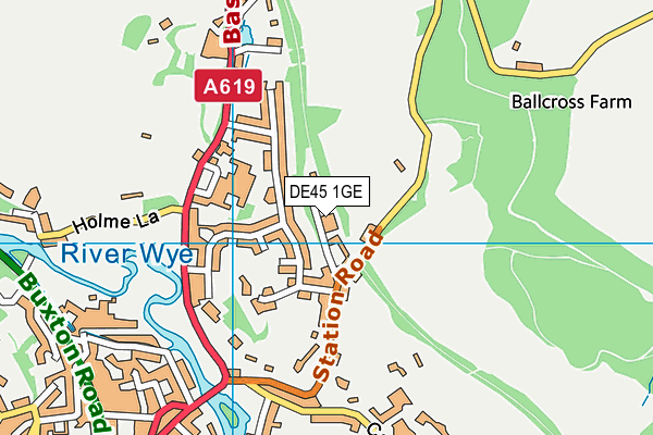 Map of ELEY FITNESS LTD at district scale
