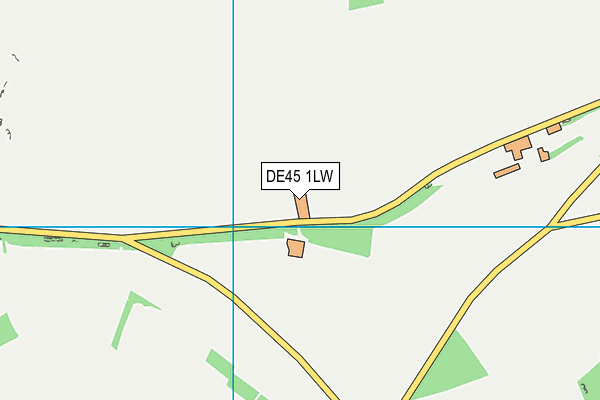 DE45 1LW map - OS VectorMap District (Ordnance Survey)