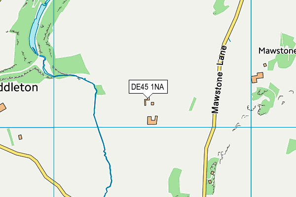 DE45 1NA map - OS VectorMap District (Ordnance Survey)