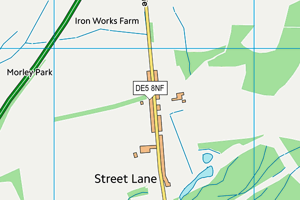 Map of DENBY MAINTENANCE LTD at district scale