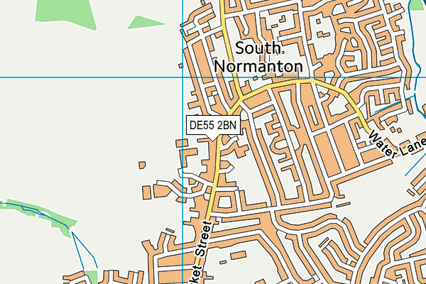 DE55 2BN map - OS VectorMap District (Ordnance Survey)