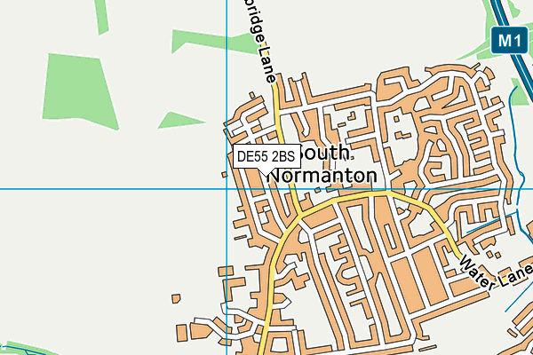 DE55 2BS map - OS VectorMap District (Ordnance Survey)