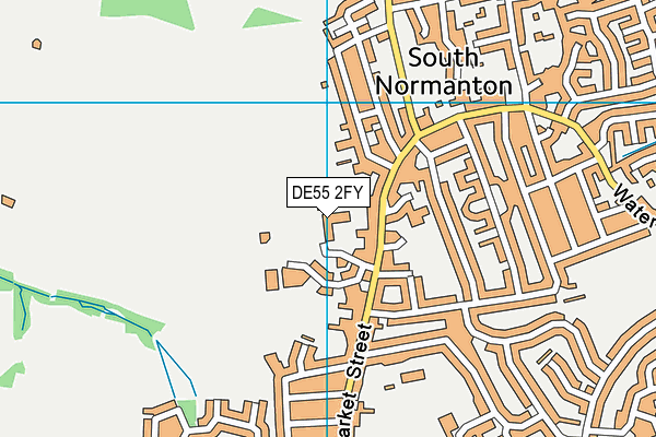 DE55 2FY map - OS VectorMap District (Ordnance Survey)