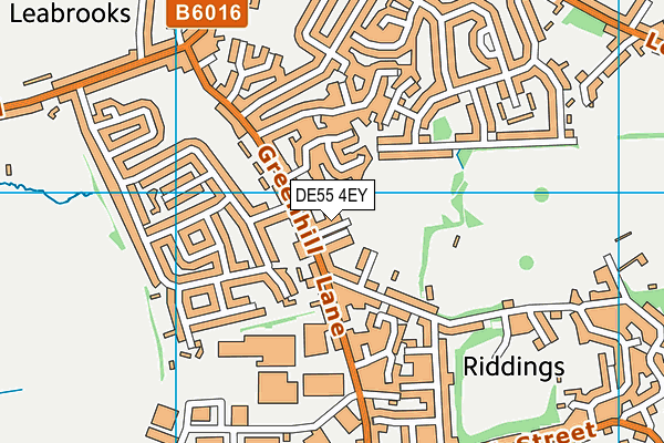 Riddings Park map (DE55 4EY) - OS VectorMap District (Ordnance Survey)