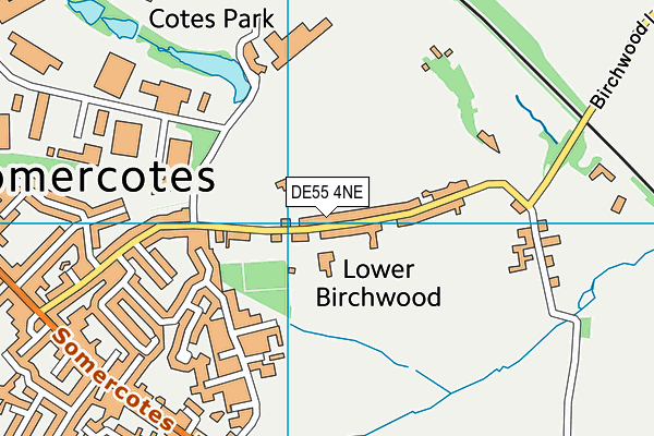 Map of BIRCHWOOD BOARDING KENNELS AND CATTERY LIMITED at district scale