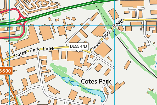 Map of COTES PARK HOLDINGS LIMITED at district scale