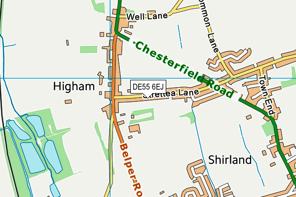 Map of DIRECT TRAVEL (HIGHAM) LTD at district scale
