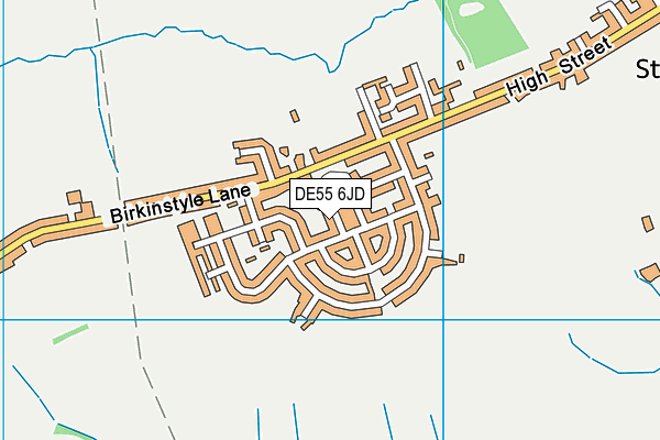 DE55 6JD map - OS VectorMap District (Ordnance Survey)