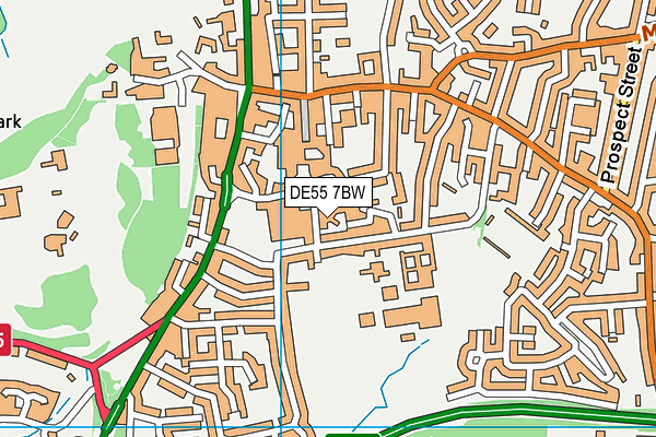 Croft Infant School map (DE55 7BW) - OS VectorMap District (Ordnance Survey)