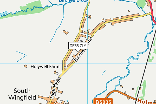Map of BIRCHWING PROPERTIES LTD at district scale