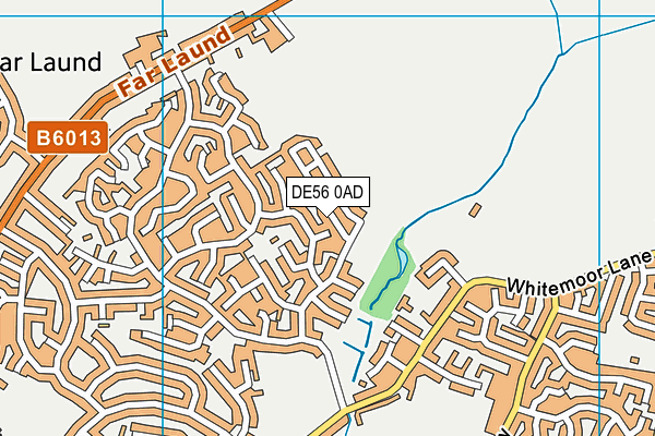 DE56 0AD map - OS VectorMap District (Ordnance Survey)