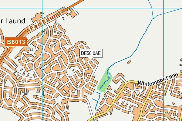 DE56 0AE map - OS VectorMap District (Ordnance Survey)