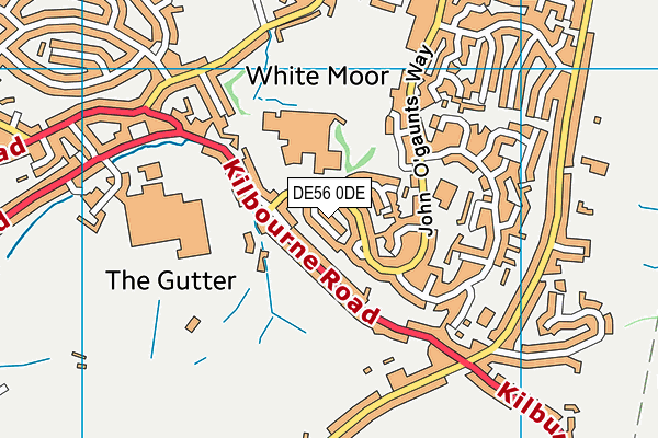 Map of BELPER WINDOW CLEANERS LIMITED at district scale