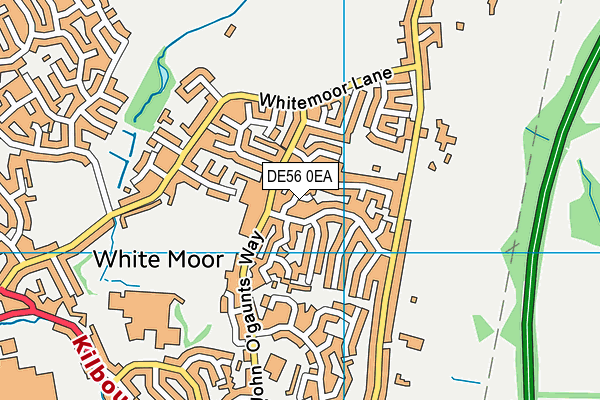DE56 0EA map - OS VectorMap District (Ordnance Survey)