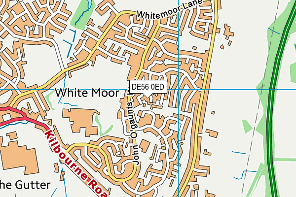 DE56 0ED map - OS VectorMap District (Ordnance Survey)