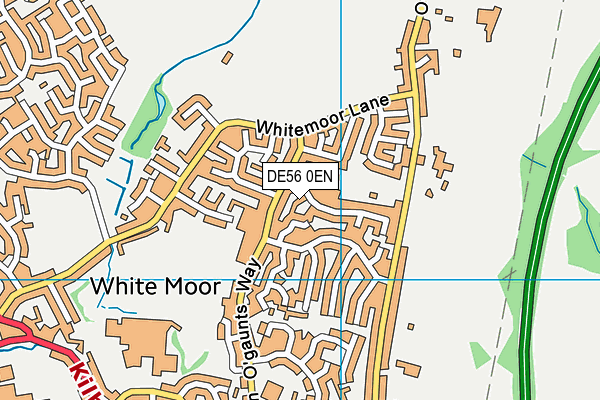 DE56 0EN map - OS VectorMap District (Ordnance Survey)