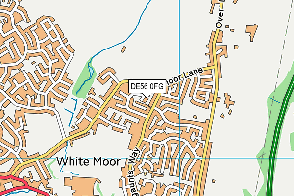 DE56 0FG map - OS VectorMap District (Ordnance Survey)