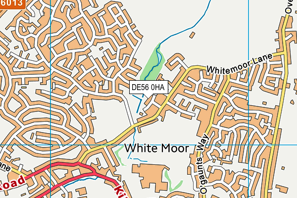 DE56 0HA map - OS VectorMap District (Ordnance Survey)
