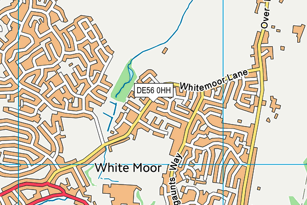 DE56 0HH map - OS VectorMap District (Ordnance Survey)