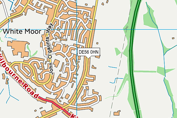 DE56 0HN map - OS VectorMap District (Ordnance Survey)
