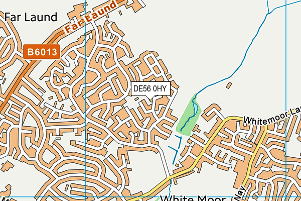 DE56 0HY map - OS VectorMap District (Ordnance Survey)