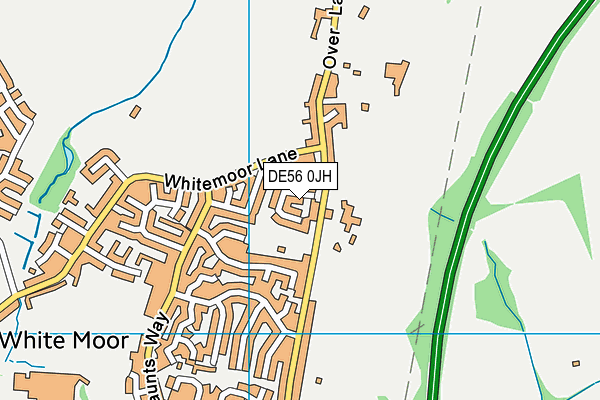 DE56 0JH map - OS VectorMap District (Ordnance Survey)