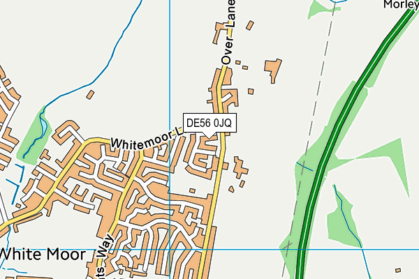 DE56 0JQ map - OS VectorMap District (Ordnance Survey)