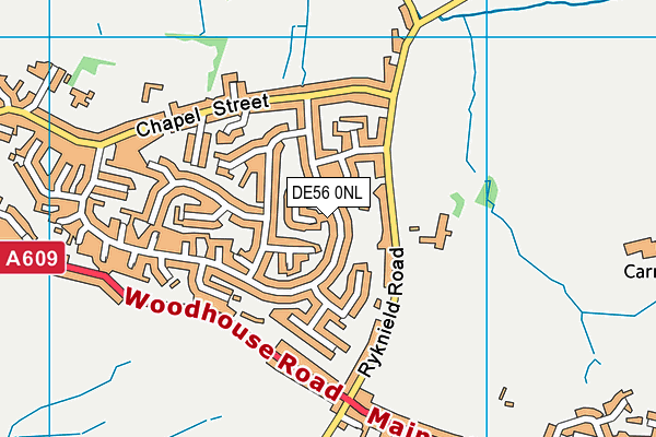 DE56 0NL map - OS VectorMap District (Ordnance Survey)