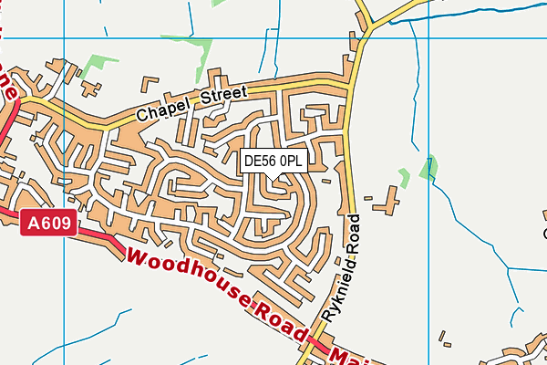 DE56 0PL map - OS VectorMap District (Ordnance Survey)