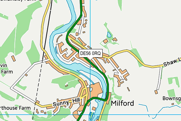 DE56 0RQ map - OS VectorMap District (Ordnance Survey)