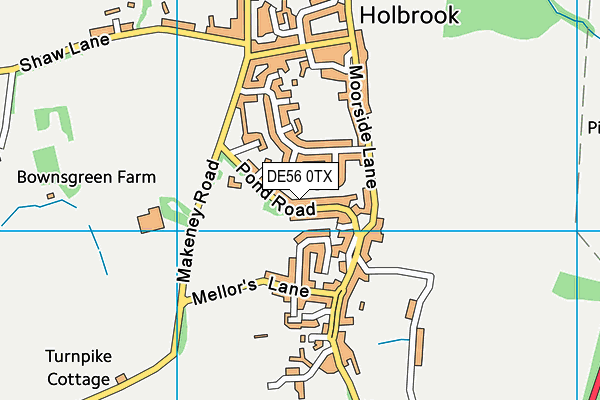 Map of JO BROCKLEHURST HR LIMITED at district scale