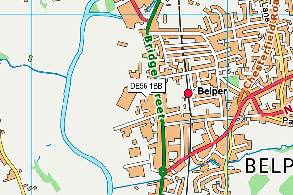 DE56 1BB map - OS VectorMap District (Ordnance Survey)