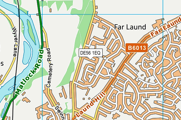 DE56 1EQ map - OS VectorMap District (Ordnance Survey)