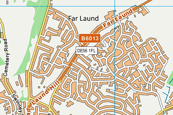 DE56 1FL map - OS VectorMap District (Ordnance Survey)