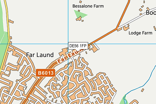 DE56 1FP map - OS VectorMap District (Ordnance Survey)