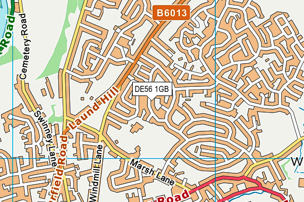 DE56 1GB map - OS VectorMap District (Ordnance Survey)