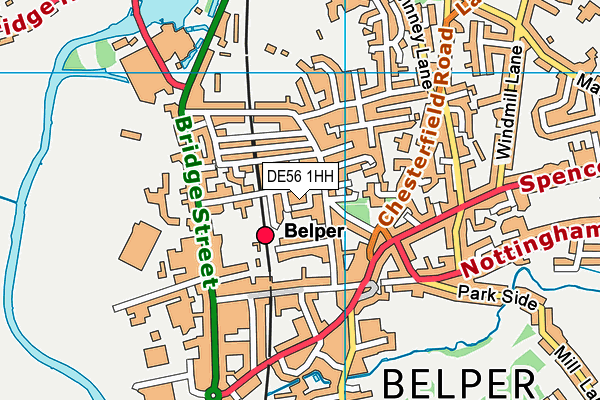 DE56 1HH map - OS VectorMap District (Ordnance Survey)