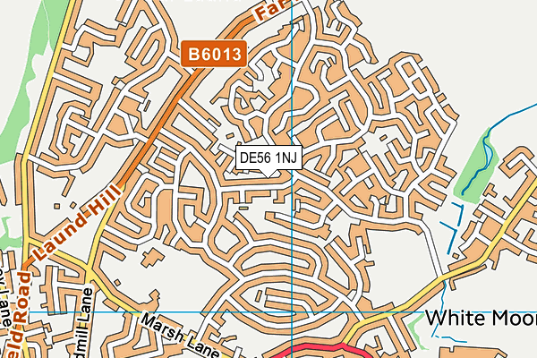 DE56 1NJ map - OS VectorMap District (Ordnance Survey)