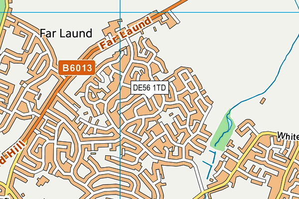 DE56 1TD map - OS VectorMap District (Ordnance Survey)