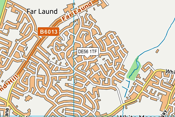 DE56 1TF map - OS VectorMap District (Ordnance Survey)