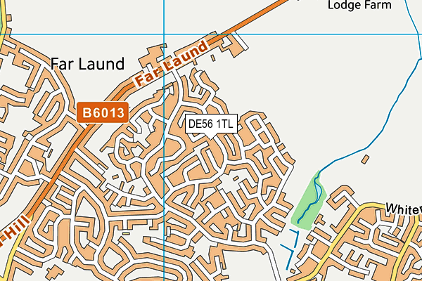 DE56 1TL map - OS VectorMap District (Ordnance Survey)