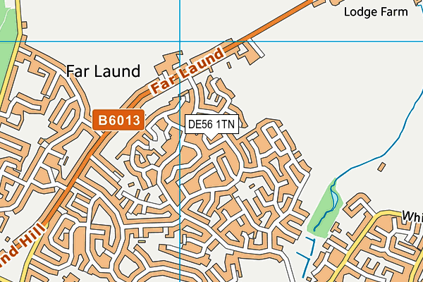 DE56 1TN map - OS VectorMap District (Ordnance Survey)