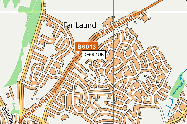 DE56 1UB map - OS VectorMap District (Ordnance Survey)