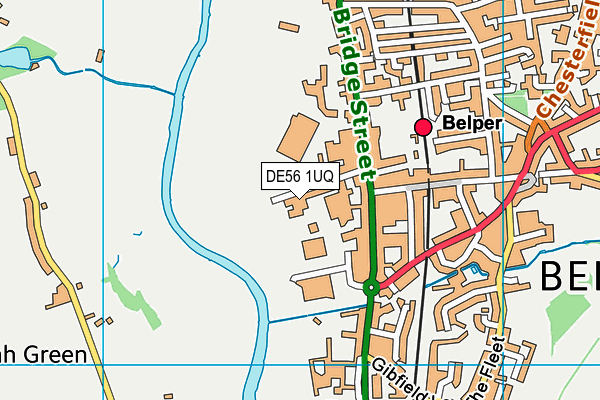 DE56 1UQ map - OS VectorMap District (Ordnance Survey)