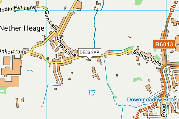 DE56 2AP map - OS VectorMap District (Ordnance Survey)
