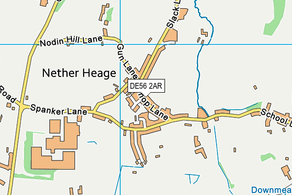 DE56 2AR map - OS VectorMap District (Ordnance Survey)