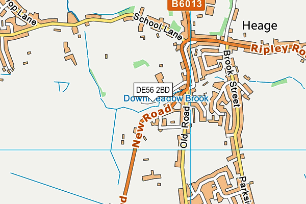 DE56 2BD map - OS VectorMap District (Ordnance Survey)