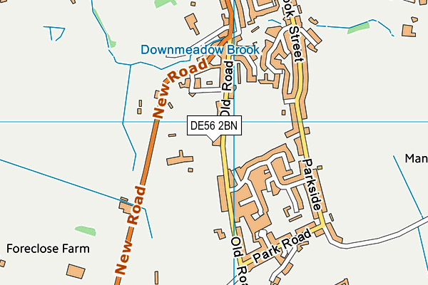 Thomas William Heage Recreation Ground map (DE56 2BN) - OS VectorMap District (Ordnance Survey)