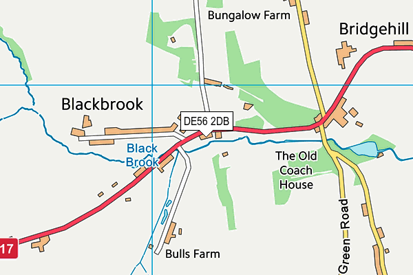 Map of BLACKBROOK HOUSE LTD at district scale